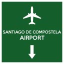 Cartel del Aeropuerto de Santiago de Compostela