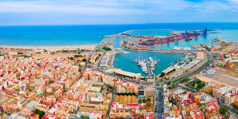 Parking en el Puerto de Valencia